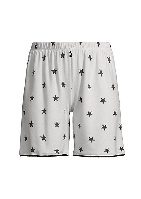 Starry Lace Trim Shorts