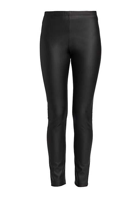 Sleek Faux Leather Trousers