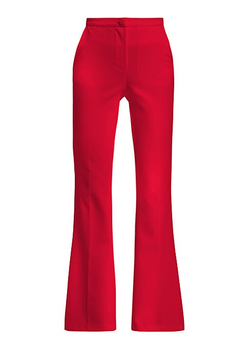 Flare Fit Stretch Trousers
