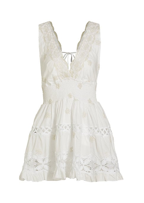 Floral Lace Ruffle Dress