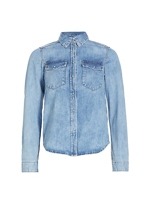 Denim Western Flap Shirt