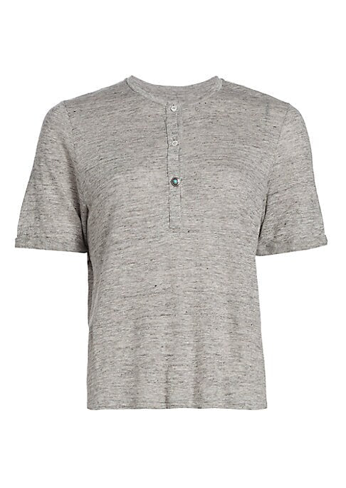 Linen Polo Tee