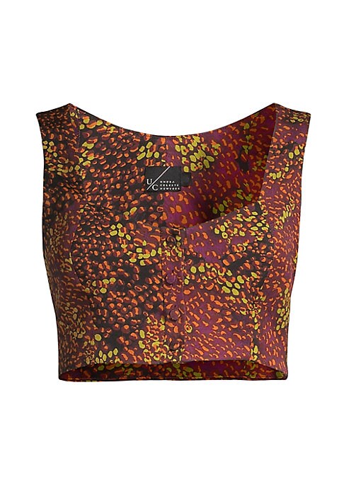 Chic Print Crop Top