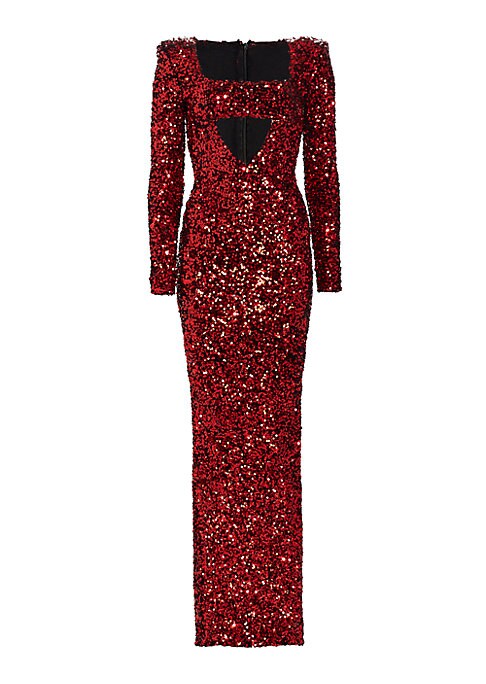 Glimmering Cutout Elegance