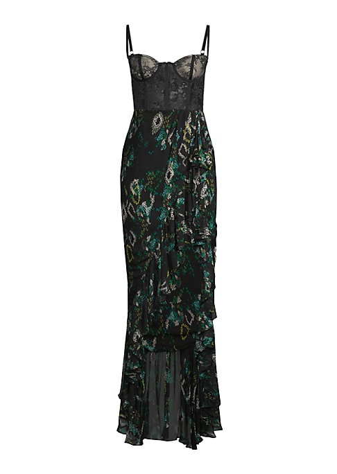 Ruffled Elegance Gown