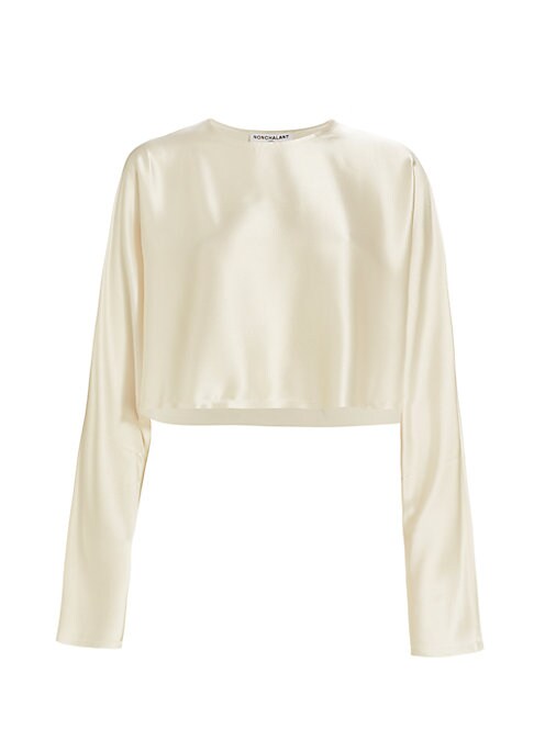 Charming Raw-Cropped Top