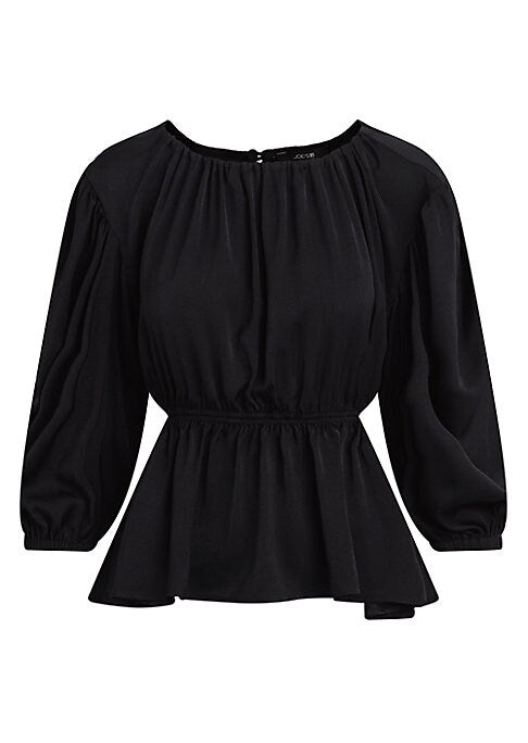 Chic Cut-Out Peasant Top
