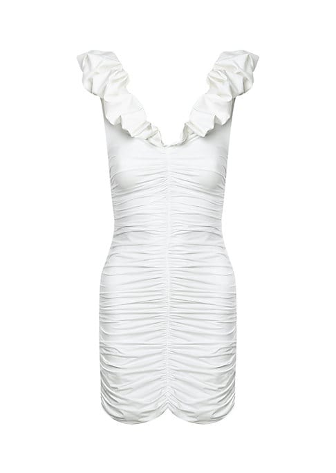V-Neck Cut-Out Mini Dress