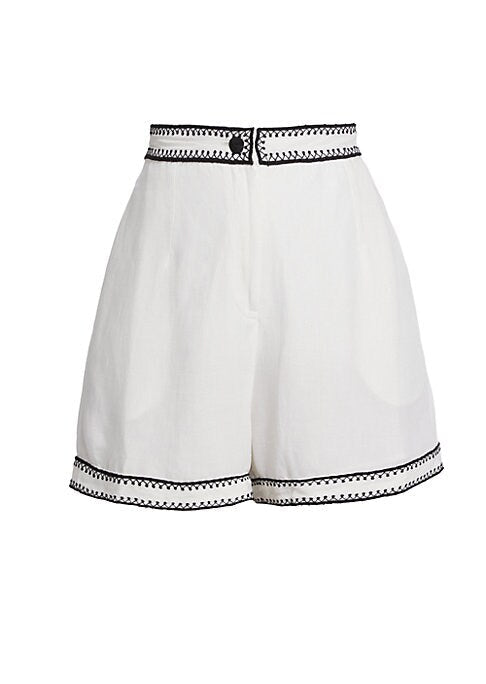 Embroidered Linen Charm