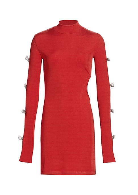 Elegant Bow Cutout Dress