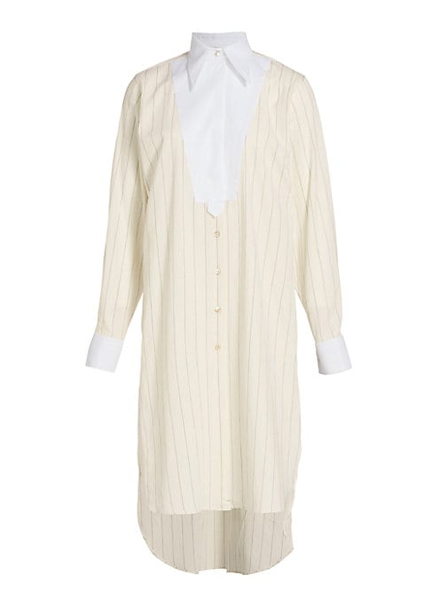 Striped Cotton Shirtdress Delight