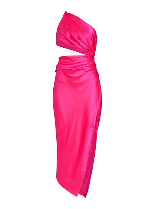 Silken Asymmetrical Elegance
