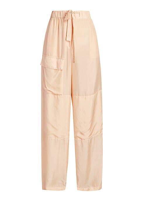 Silken Colorblock Trousers