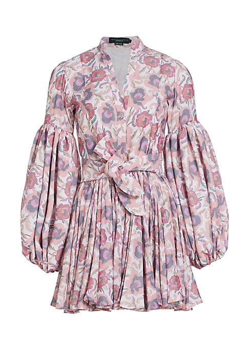 Flouncy Linen Mini Dress