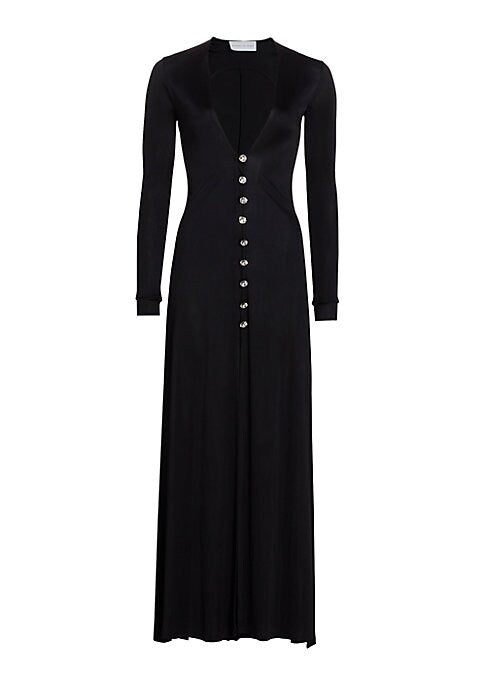 Jewel-Embellished Maxi Dress