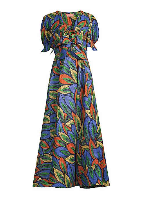 Vibrant Leaf Dress