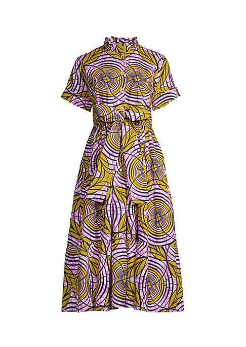 Geometric Elegance Dress