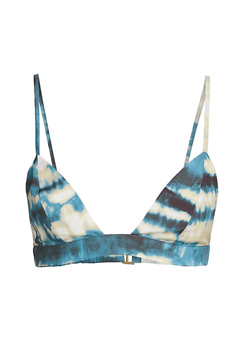 Tie-Dye Halter Crop Top