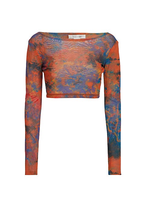 Chic Tie-Dye Crop Top