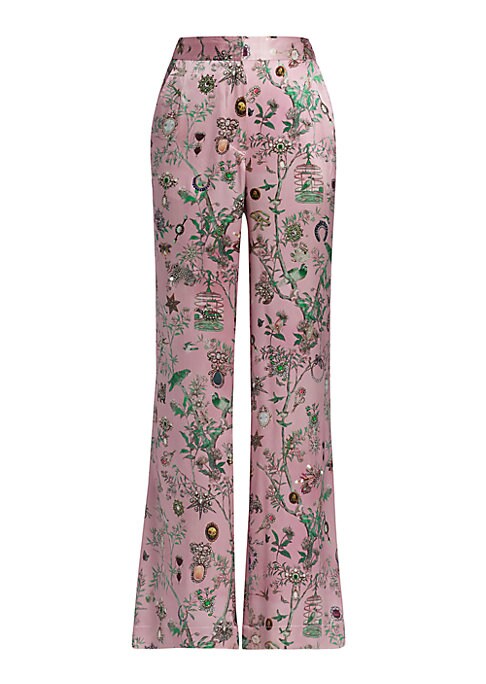 Satin Silk Wide Pants
