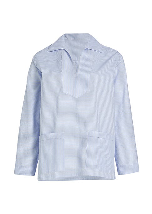 Chic Striped Cotton Top