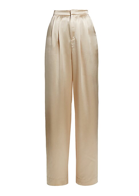 Chic Pleated Trousers