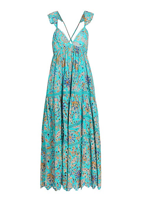 Tiered Lace Maxi Dress