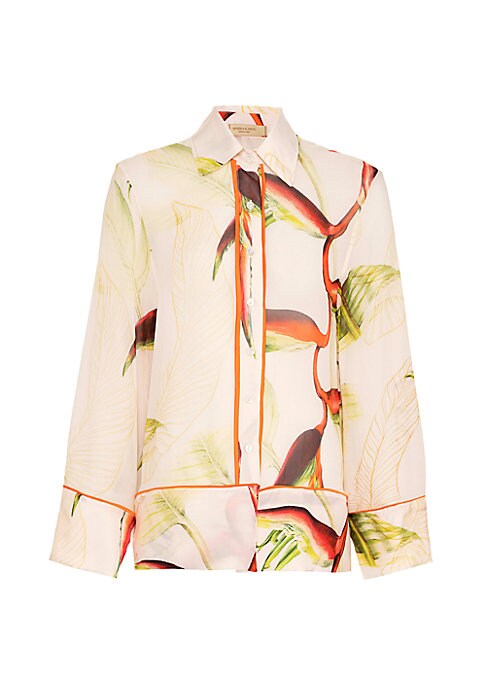 Floral Silk Sleep Top