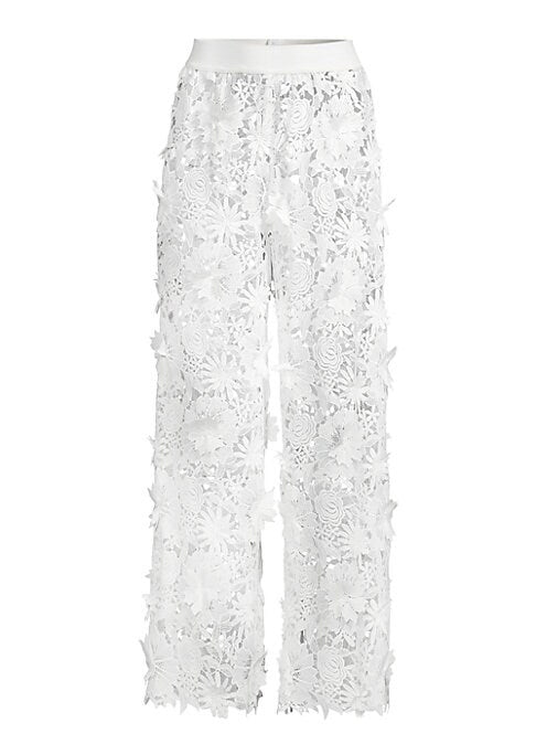 Luxe Lace Wide-Leg Pants