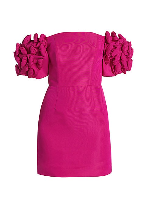 Elegant Bow Sleeve Dress