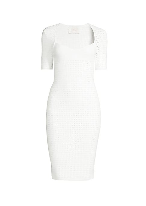 Dotted Charm Midi Dress