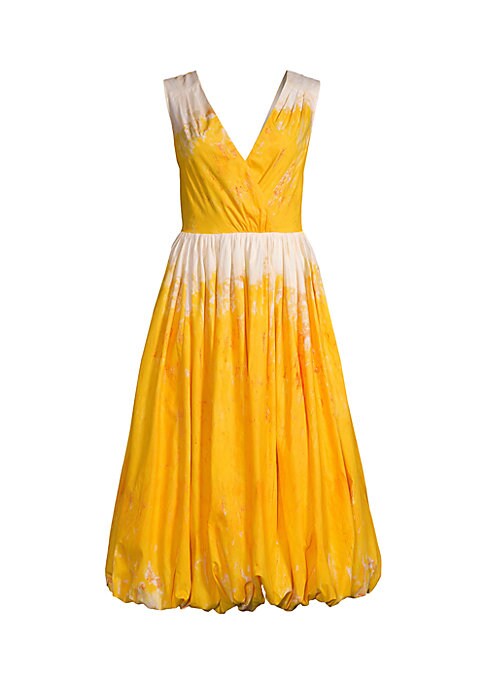 Vibrant Bubble Midi Dress
