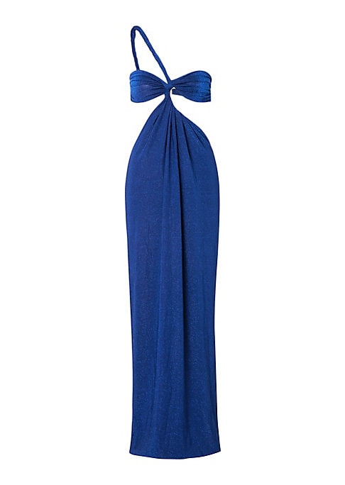 Glimmering One-Shoulder Gown