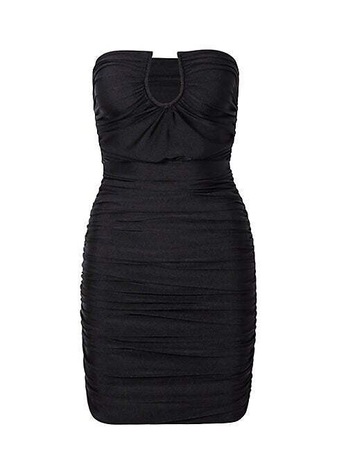 Strapless Elegance Mini Dress