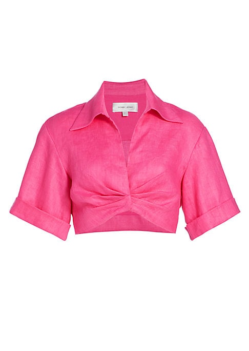 Breezy Twist Linen Top
