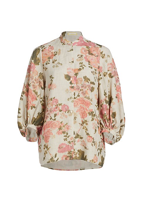 Floral Puff Blouse