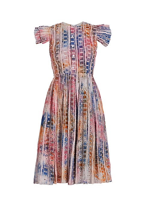 Dyed Flutter Dress
