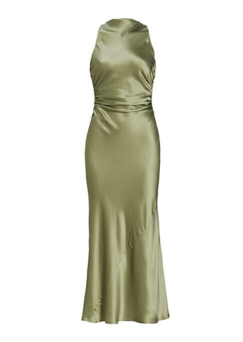 Silk Elegance Maxi Dress