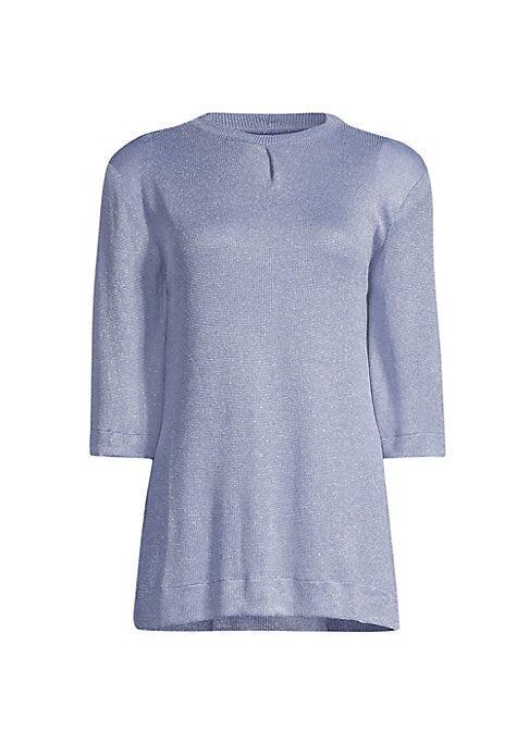 Shimmering Elongated Top