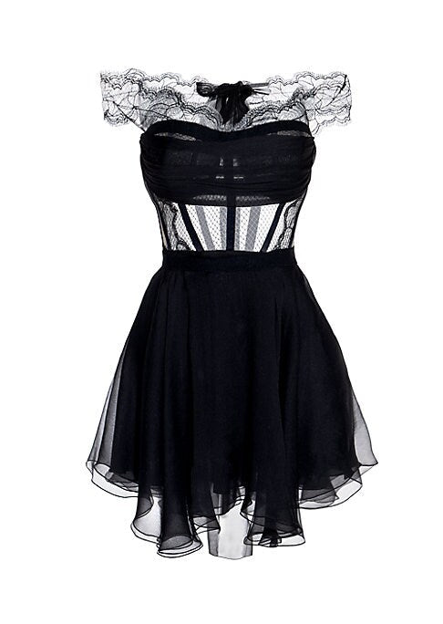 Silk Mini Glam Dress