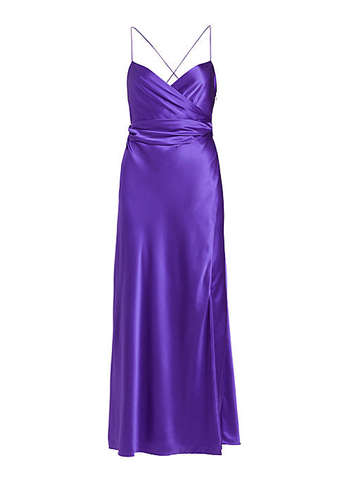Silk Wrap Elegance Gown