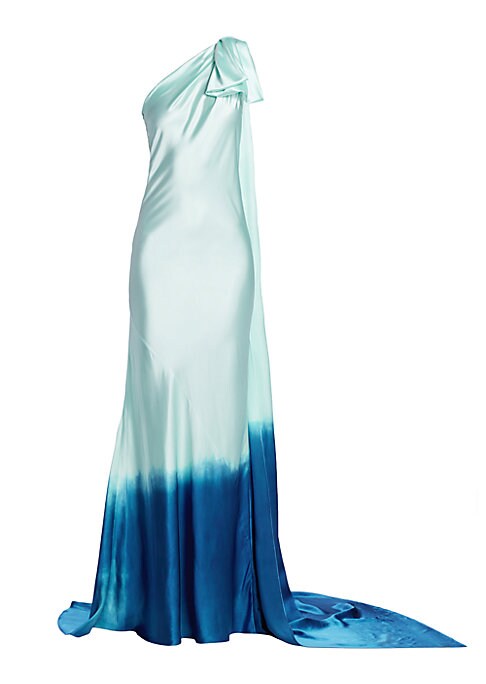 Vibrant Drape Gown