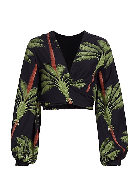 Tropical Wrap Top