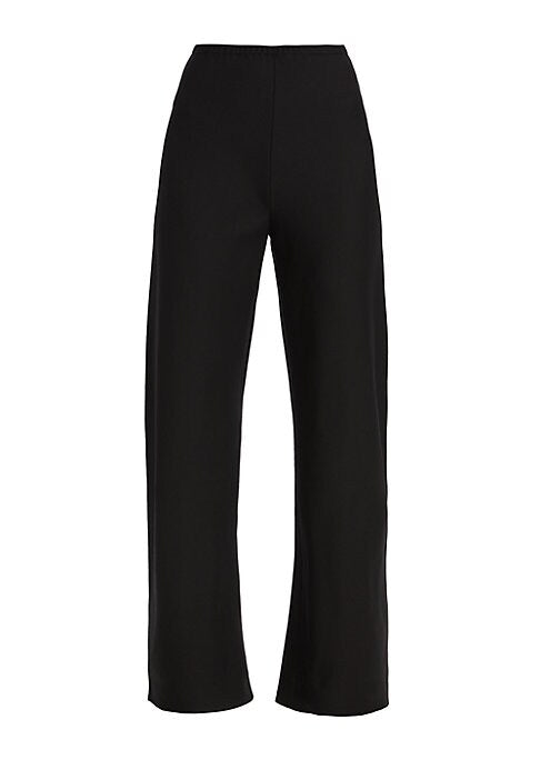 Luxe Pull-On Straight Pants