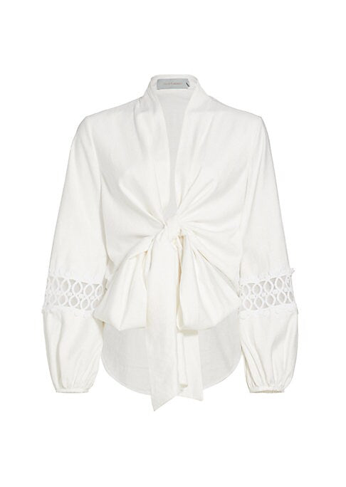 Luxe Tie Blouse