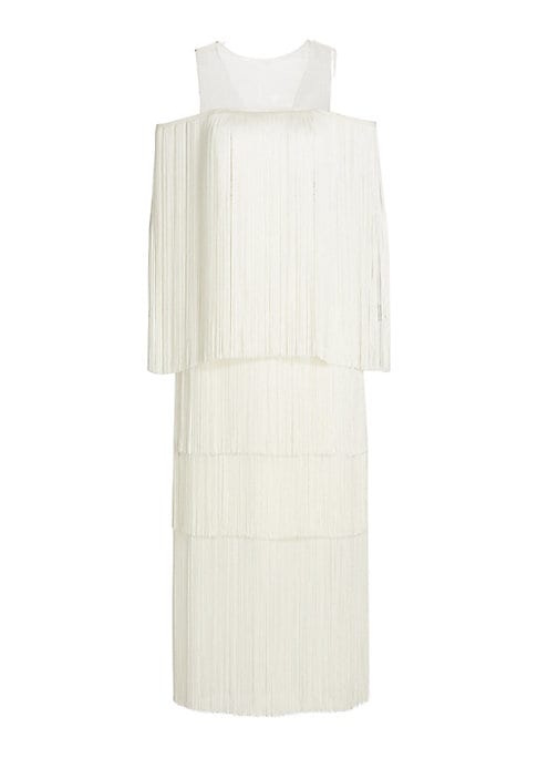 Fringe Elegance Maxi Dress