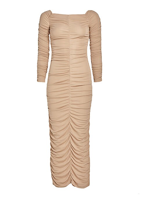 Ruched Midi Elegance Dress
