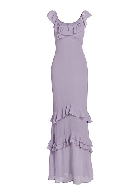 Ruffled Elegance Maxi Dress