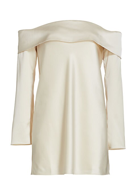 Satin Shift Minidress