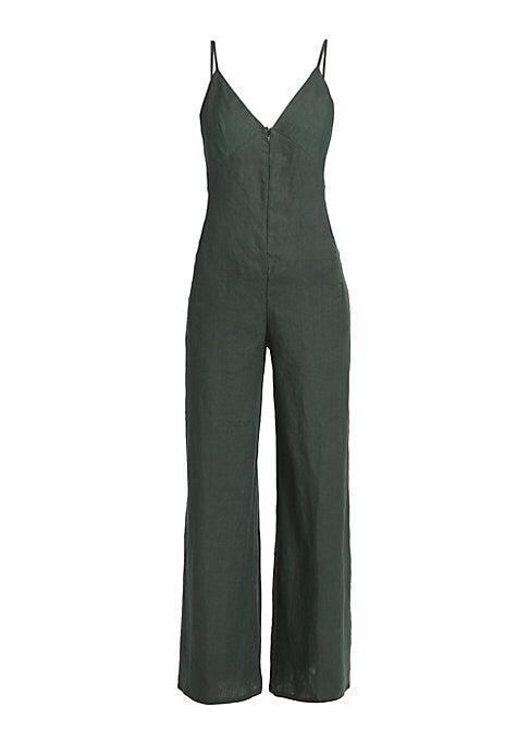 Chic Silk Backless Jumpsuit